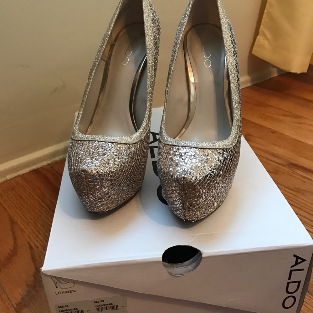 Gold ALDO shoes